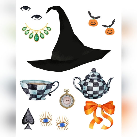 Halloween Witch Collage Kit - Picture 6 of 10